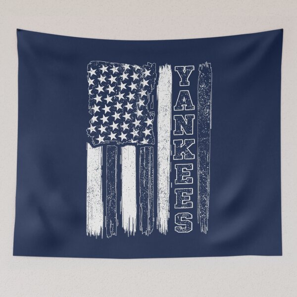 Artikelvorschau, Vintage Yankees US-Flagge im Used-Look – Fanartikel für Sportfans und Teamgeist entworfen und verkauft von RockTheFeal.