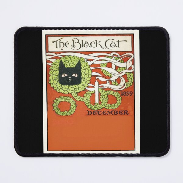 Item preview, The black cat celebrates Christmas designed and sold by stevepaint.
