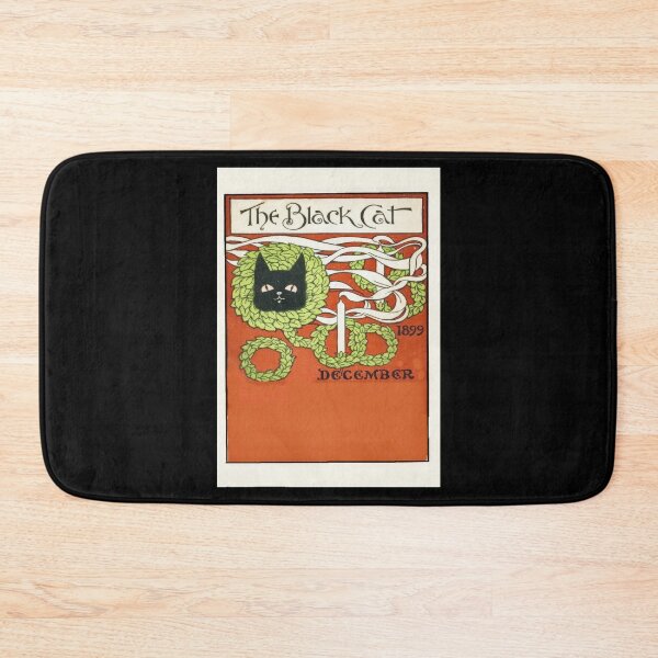 Item preview, The black cat celebrates Christmas designed and sold by stevepaint.