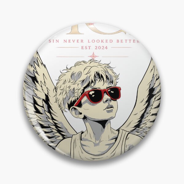 Item preview, Velvet Vice Rebel Angel – Sin Never Looked Better Retro Streetwear Art designed and sold by ColorCollection.
