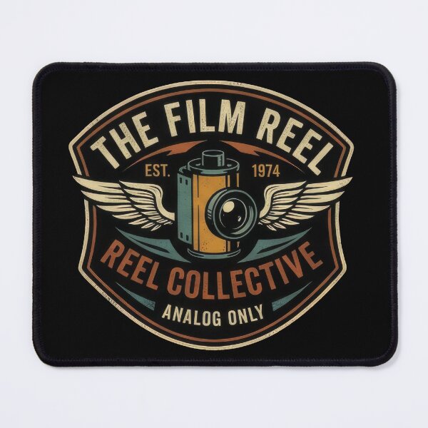 Item preview, The Film Reel Collective - Vintage Analog Photography Emblem designed and sold by TontikDesign.
