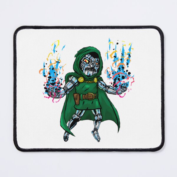 Item preview, Cute Chibi Doctor Doom Art – Playful Villain Graphic Tee & Stickers | Limited Edition designed and sold by mj4art.