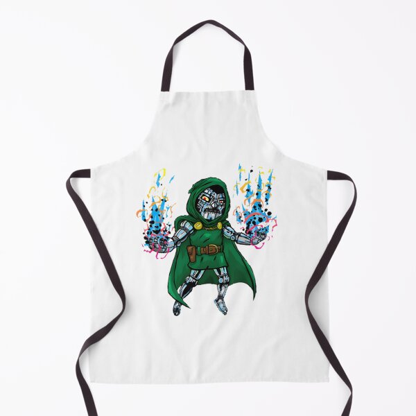 Item preview, Cute Chibi Doctor Doom Art – Playful Villain Graphic Tee & Stickers | Limited Edition designed and sold by mj4art.