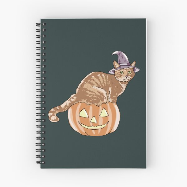 Item preview, Cat Whimsical Witch on Pumpkin Halloween Illustration designed and sold by LeshanArt.