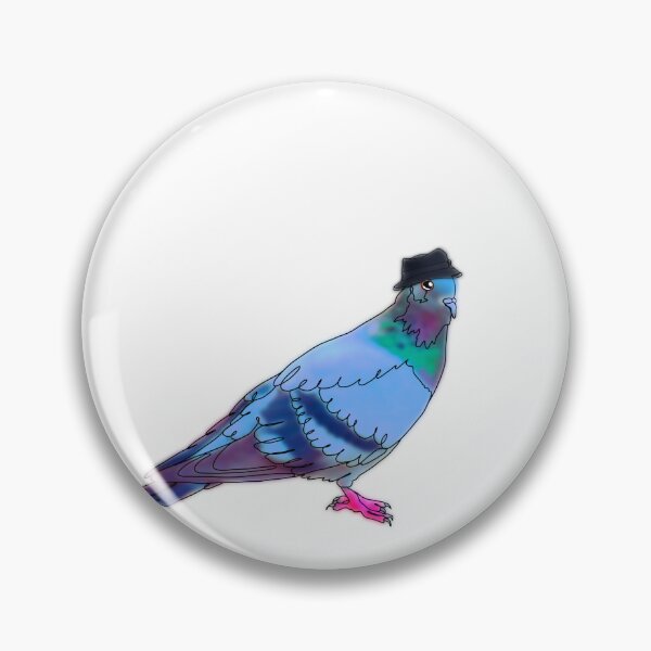 Item preview, Penny the pigeon in bowler hat - animalzinhats  designed and sold by Ashley’sAnimalz.