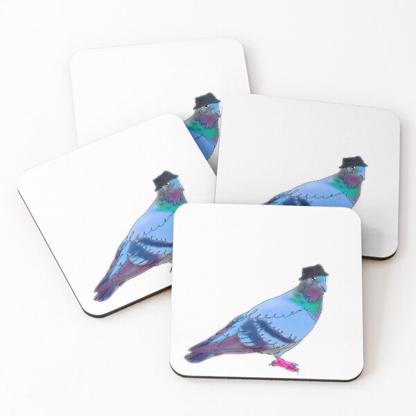 Item preview, Penny the pigeon in bowler hat - animalzinhats  designed and sold by Ashley’sAnimalz.