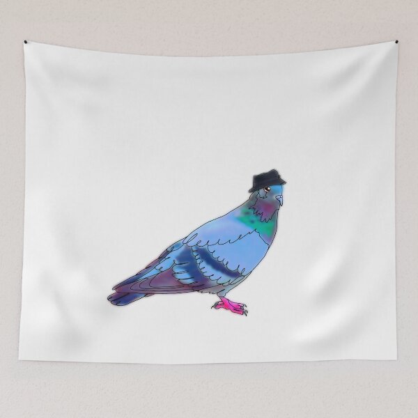 Item preview, Penny the pigeon in bowler hat - animalzinhats  designed and sold by Ashley’sAnimalz.