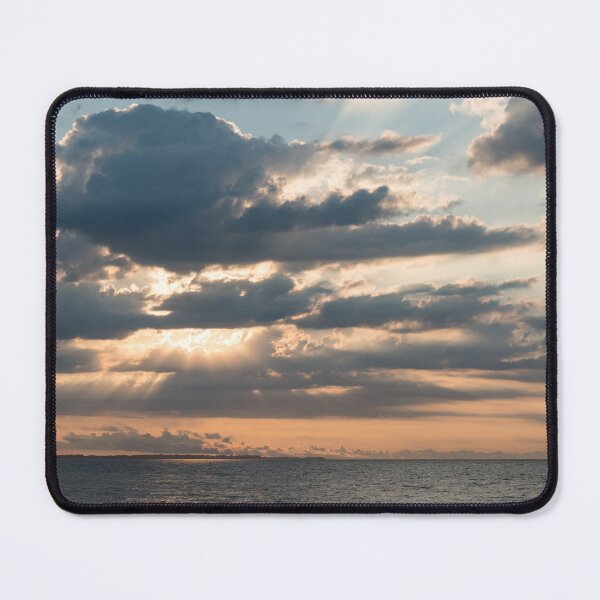 Item preview, Dramatic Skyscape and Godrays over the Ocean at Sunset designed and sold by Georgia Mizuleva.