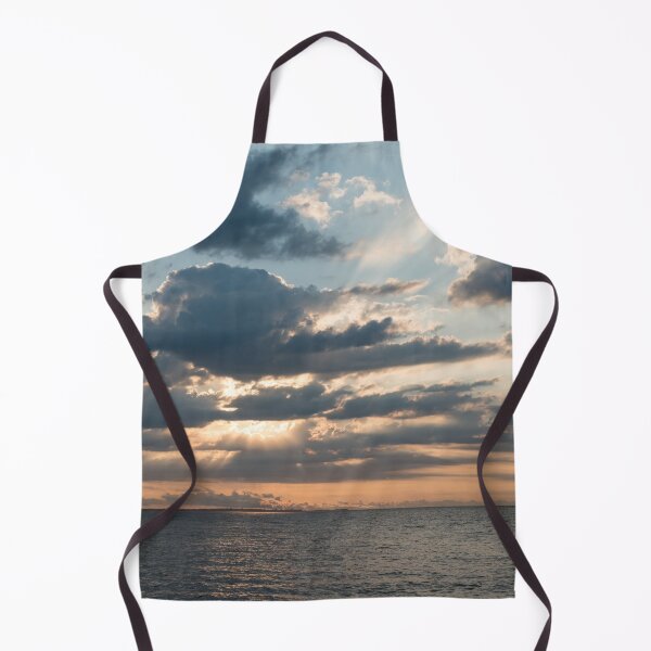 Item preview, Dramatic Skyscape and Godrays over the Ocean at Sunset designed and sold by Georgia Mizuleva.
