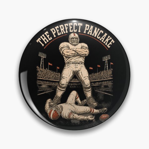 Item preview, The Perfect Pancake 鉄壁 – Funny Offensive Line Football Vintage Design designed and sold by Locker39.