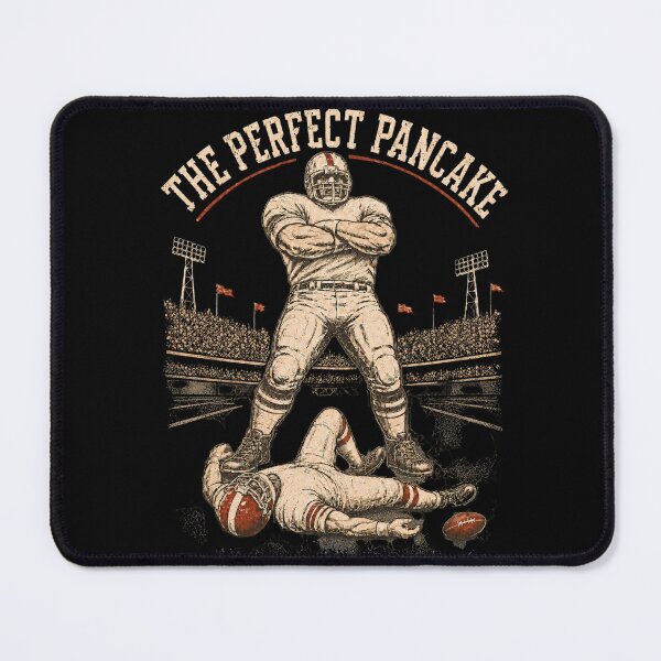 Item preview, The Perfect Pancake 鉄壁 – Funny Offensive Line Football Vintage Design designed and sold by Locker39.