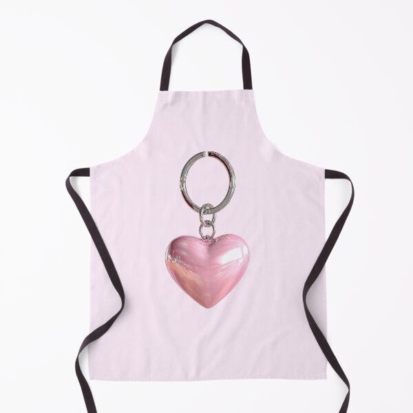Item preview, Glossy Pink Heart Keychain Charm designed and sold by jianina-alondra.