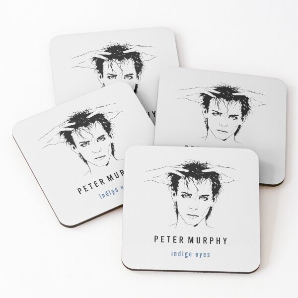 Item preview, Peter Murphy Indigo Eyes art – Love Hysteria / Bauhaus inspired 80s goth line portrait designed and sold by FULLER FACTORY.