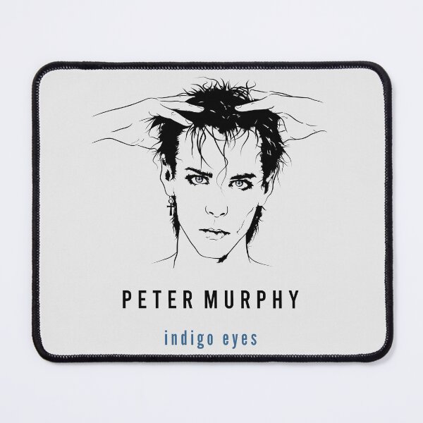 Item preview, Peter Murphy Indigo Eyes art – Love Hysteria / Bauhaus inspired 80s goth line portrait designed and sold by FULLER FACTORY.