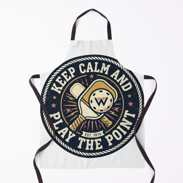 Item preview, Keep Calm and Play the Point - Retro Pickleball Badge Design designed and sold by @SHINTOSARTSTORE.