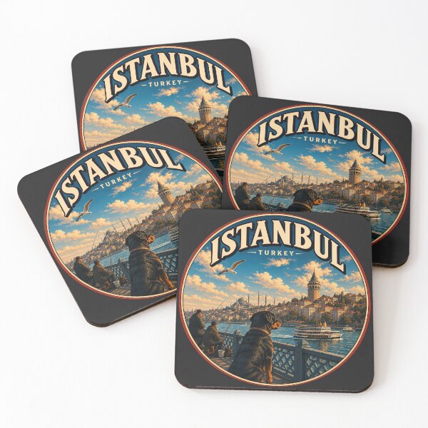 Item preview, Istanbul Turkey Rottweiler Vintage Travel Poster | Bosphorus Dog Lover designed and sold by FireWildChild.