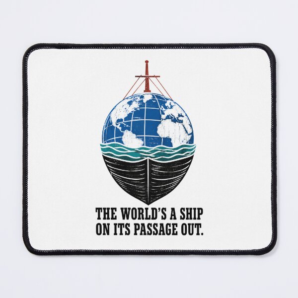 Item preview, Moby Dick: The World's a Ship on Its Passage Out designed and sold by Fenay Designs.