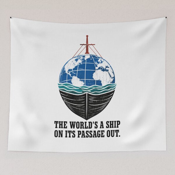 Item preview, Moby Dick: The World's a Ship on Its Passage Out designed and sold by Fenay Designs.