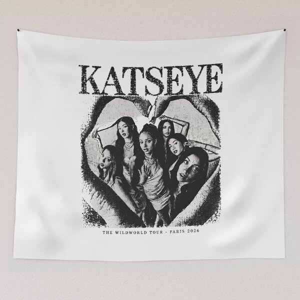 Item preview, Wildworld Tour Girls Vintage Monochrome Poster Design designed and sold by LauraBarn95305.