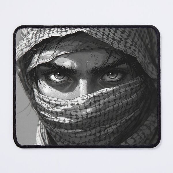 Item preview, Veiled Female Nomad Portrait designed and sold by YAM716.