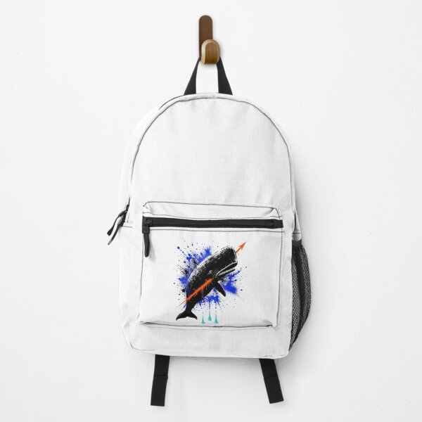 Item preview, Moby Dick Graffiti Whale - Electric Splash and Arrow designed and sold by Fenay Designs.