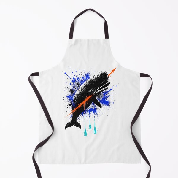 Item preview, Moby Dick Graffiti Whale - Electric Splash and Arrow designed and sold by Fenay Designs.