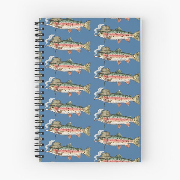 Item preview, Smoking Rainbow Trout in Fishing Bucket Hat Meme designed and sold by Darkifun.
