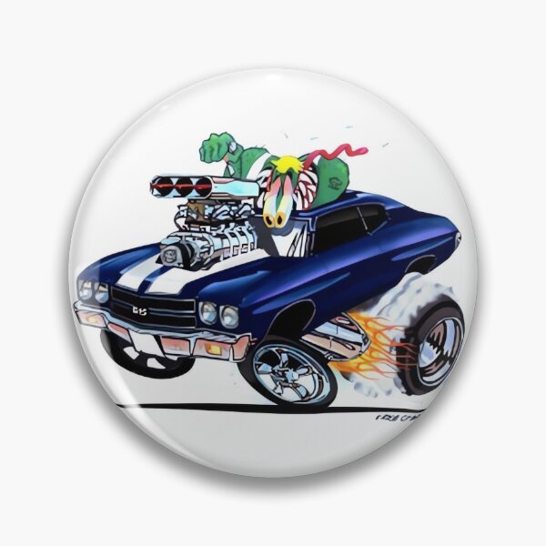 Item preview, Monster Muscle Chevelle Blue – Retro American Muscle Car Graphic Tee, Sticker, Phone Case | ⭐⭐⭐⭐⭐ designed and sold by theSunrise.