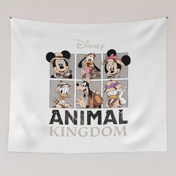 Item preview, Vintage Disney Animal Kingdom Safari Character Collage Design designed and sold by BrittanyB44730.