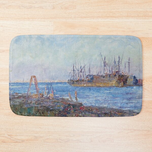 Item preview, Battleship in the Harbour designed and sold by tomorrowsart.