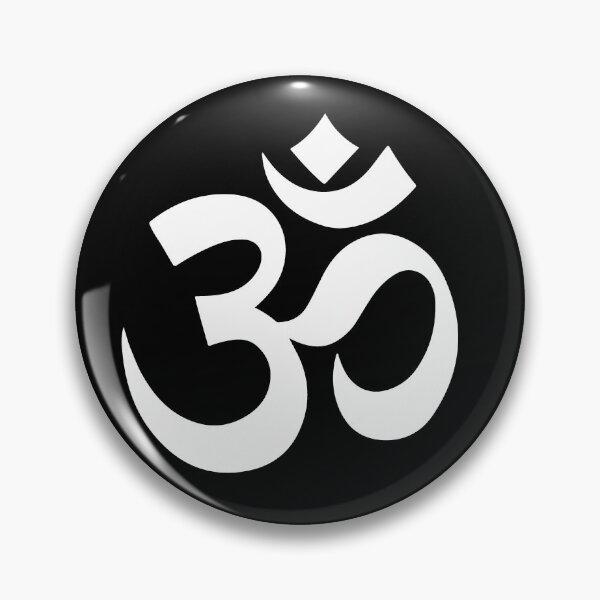 Item preview, Minimalist White Om Meditation Symbol designed and sold by pattern-archive.