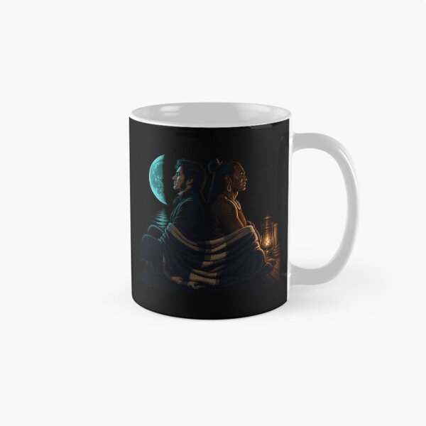Item preview, Moby Dick Ishmael and Queequeg - Moonlit Brotherhood designed and sold by Fenay Designs.