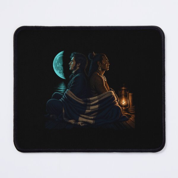 Item preview, Moby Dick Ishmael and Queequeg - Moonlit Brotherhood designed and sold by Fenay Designs.