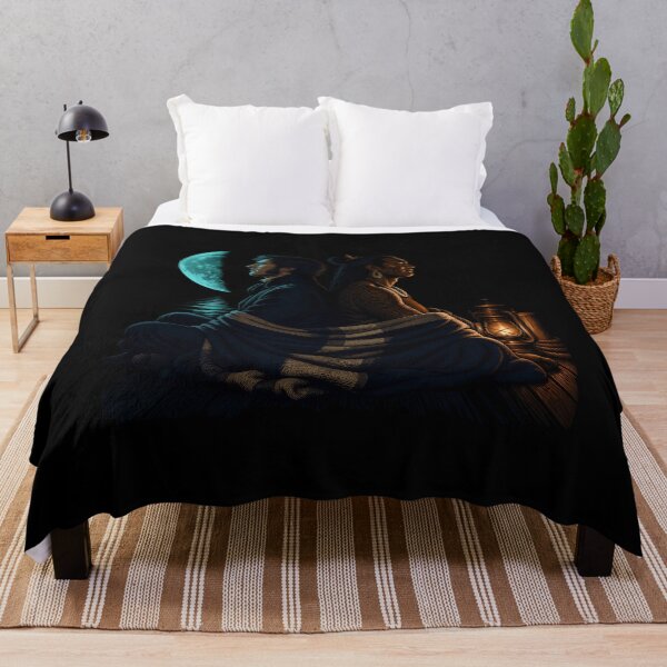 Item preview, Moby Dick Ishmael and Queequeg - Moonlit Brotherhood designed and sold by Fenay Designs.