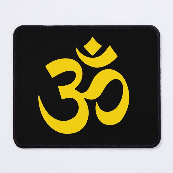 Item preview, Minimalist Gold Om Meditation Symbol designed and sold by pattern-archive.