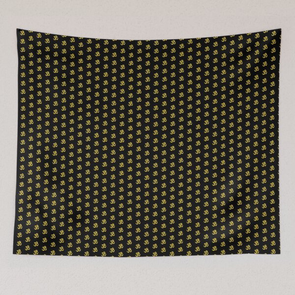 Item preview, Minimalist Gold Om Meditation Symbol designed and sold by pattern-archive.
