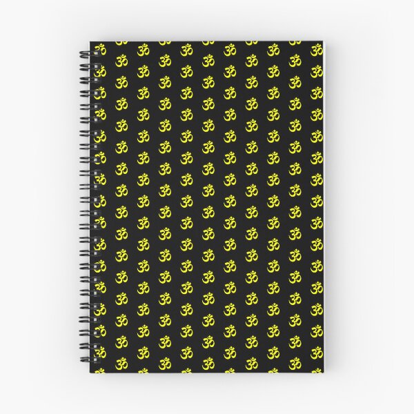Item preview, Minimalist Yellow Om Meditation Symbol designed and sold by pattern-archive.