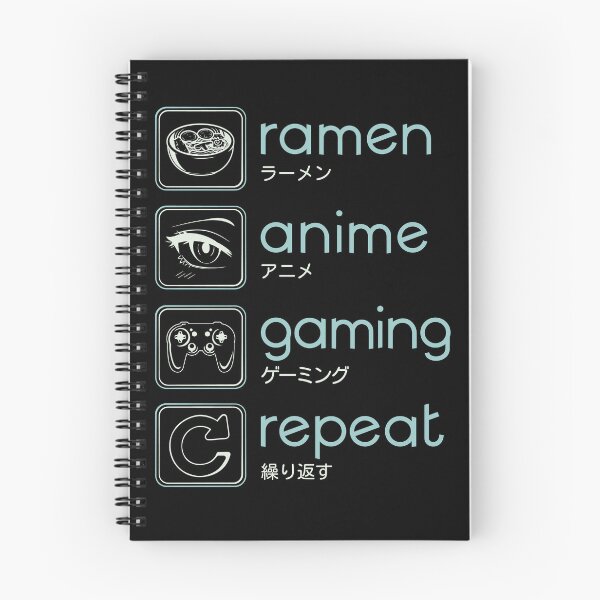 Item preview, Ramen Anime Gaming Repeat Funny Japanese Otaku Gamer designed and sold by Hilal-Studio.