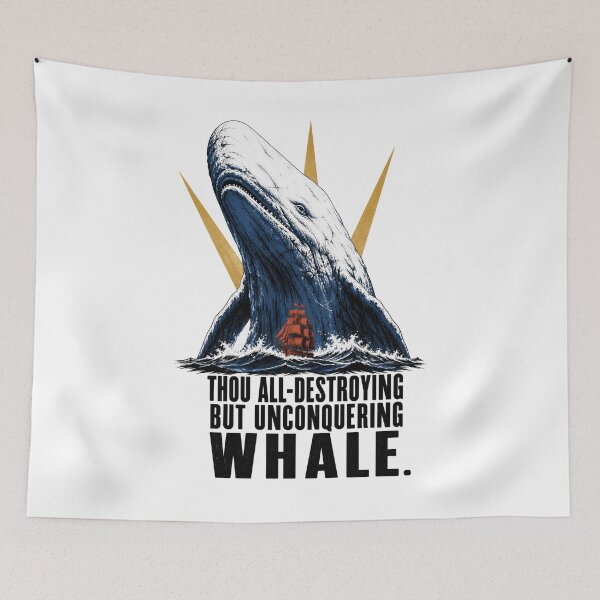 Item preview, Moby Dick: Unconquering White Whale Over the Ship designed and sold by Fenay Designs.