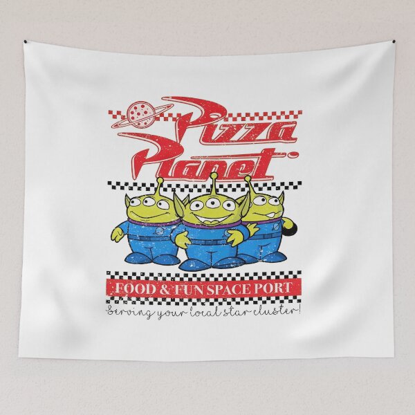 Item preview, Retro Pizza Planet Alien Space Food Adventure Design designed and sold by JenniferM94581.