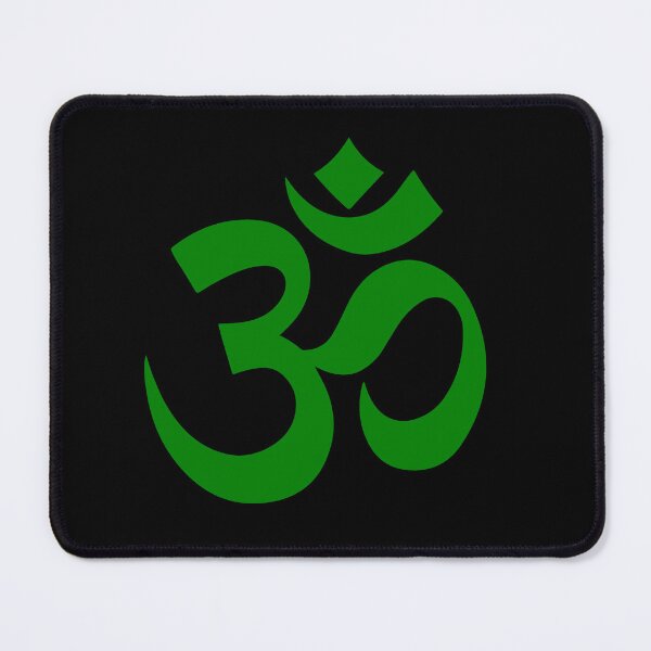 Item preview, Minimalist Green Om Meditation Symbol designed and sold by pattern-archive.