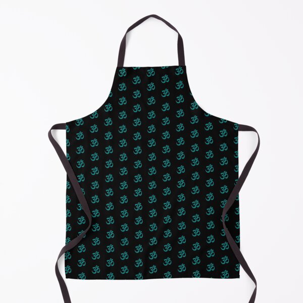 Item preview, Minimalist Teal Om Meditation Symbol designed and sold by pattern-archive.