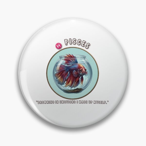 Item preview, Funny Pisces Fish Emotional Zodiac Sarcastic Astrology designed and sold by Addy77shop.