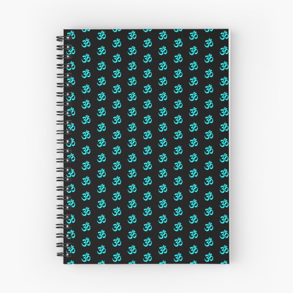 Item preview, Minimalist Cyan Om Meditation Symbol designed and sold by pattern-archive.