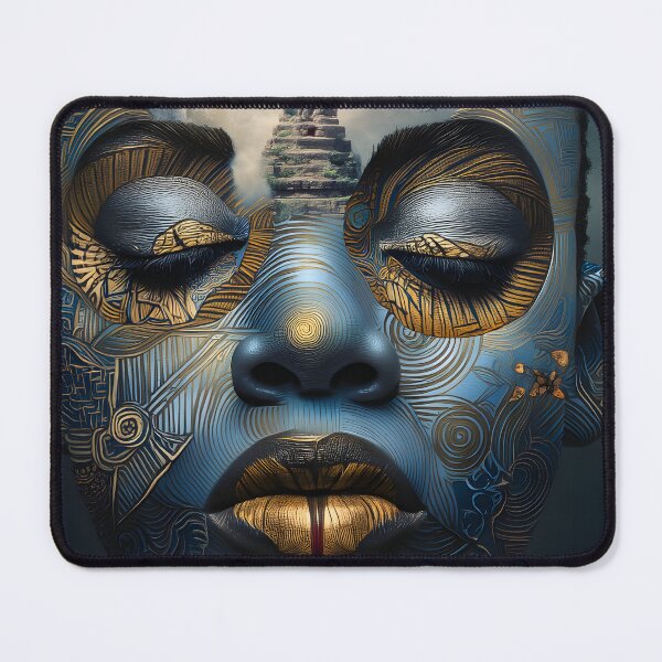 Item preview, Mystical Portrait with Nature and Abstract Elements designed and sold by Artessie.
