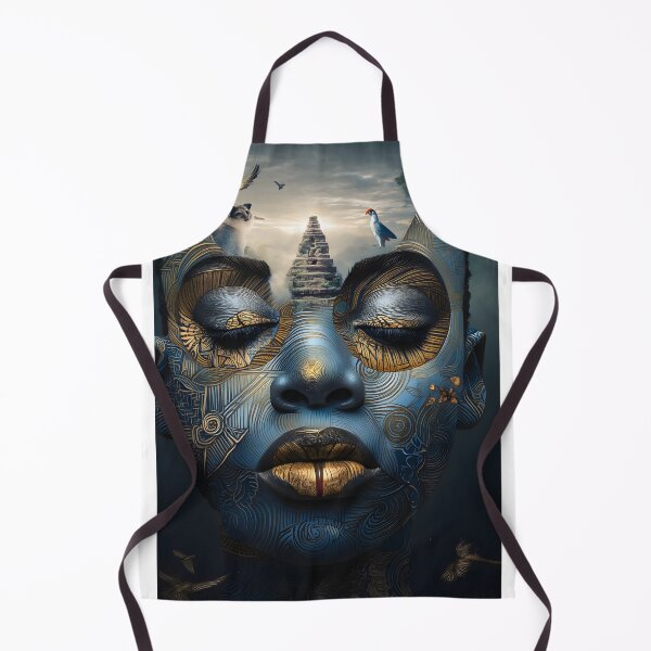 Item preview, Mystical Portrait with Nature and Abstract Elements designed and sold by Artessie.