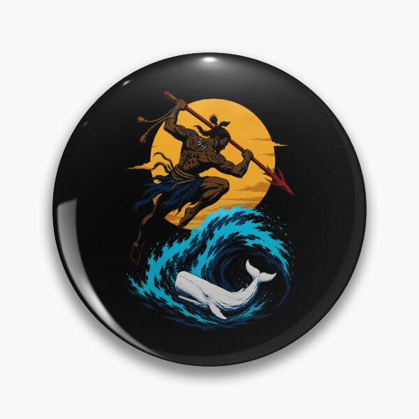 Item preview, Moby Dick: Harpooner Leaps Into the White Whale Hunt designed and sold by Fenay Designs.