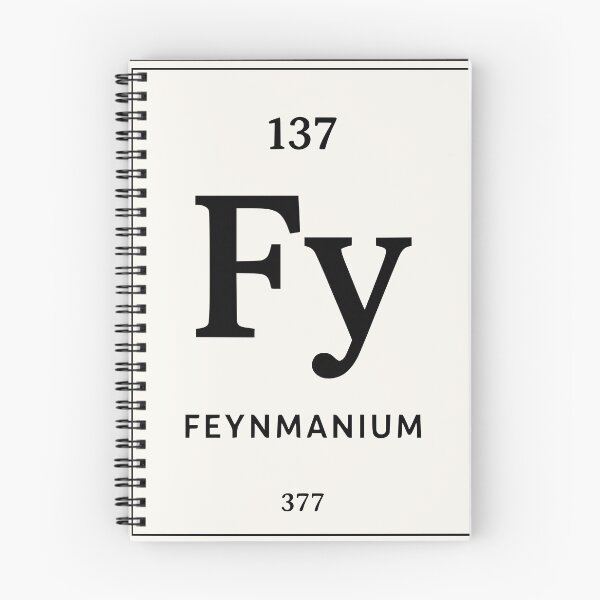 Item preview, Feynmanium: The heaviest element theoretically possible (theoretically) designed and sold by Hamilton Design.