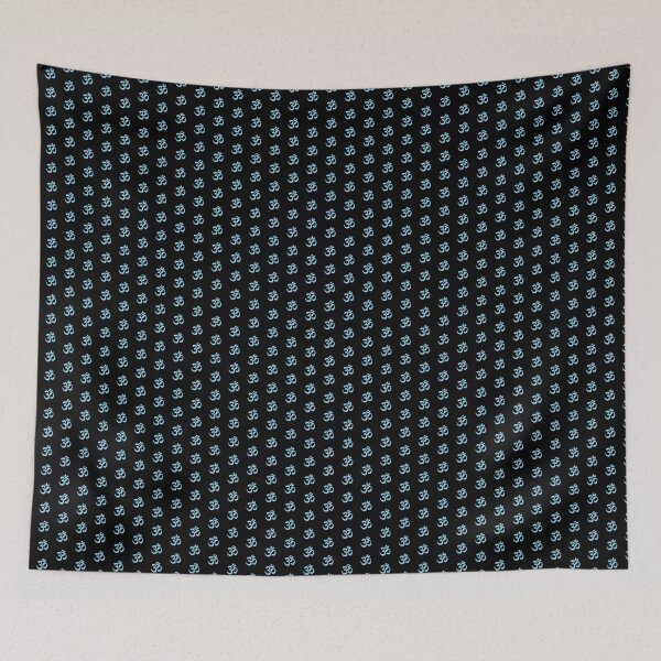 Item preview, Minimalist Sky Blue Om Meditation Symbol designed and sold by pattern-archive.