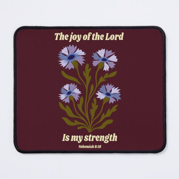 Item preview, The Joy of the Lord Is My Strength- Nehemiah 8:10-Cornflower Design designed and sold by N72 Heritage.